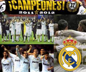 пазл Реал Мадрид, Чемпион Испании футбольной лиги 2011-2012